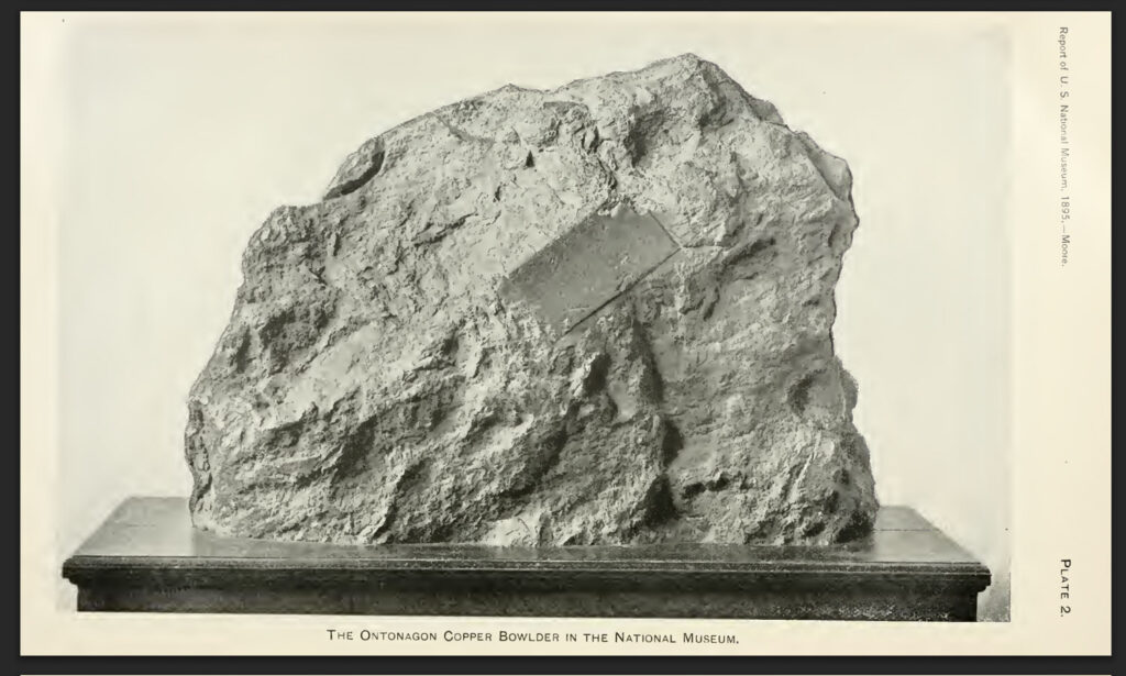 ontonagon copper bowlder